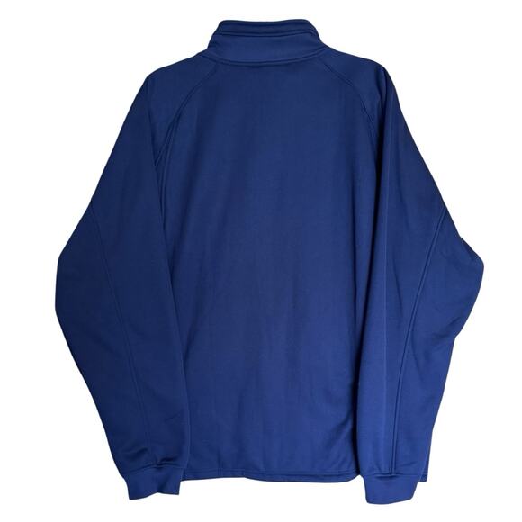 Under Armour Mens 2XL Navy Blue Loose Fit Full Zip Jacket Coldgear Performance - Picture 3 of 9